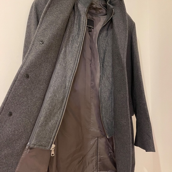 Banana Republic Wool Coat with Removable Sweater Collar - Picture 4 of 4